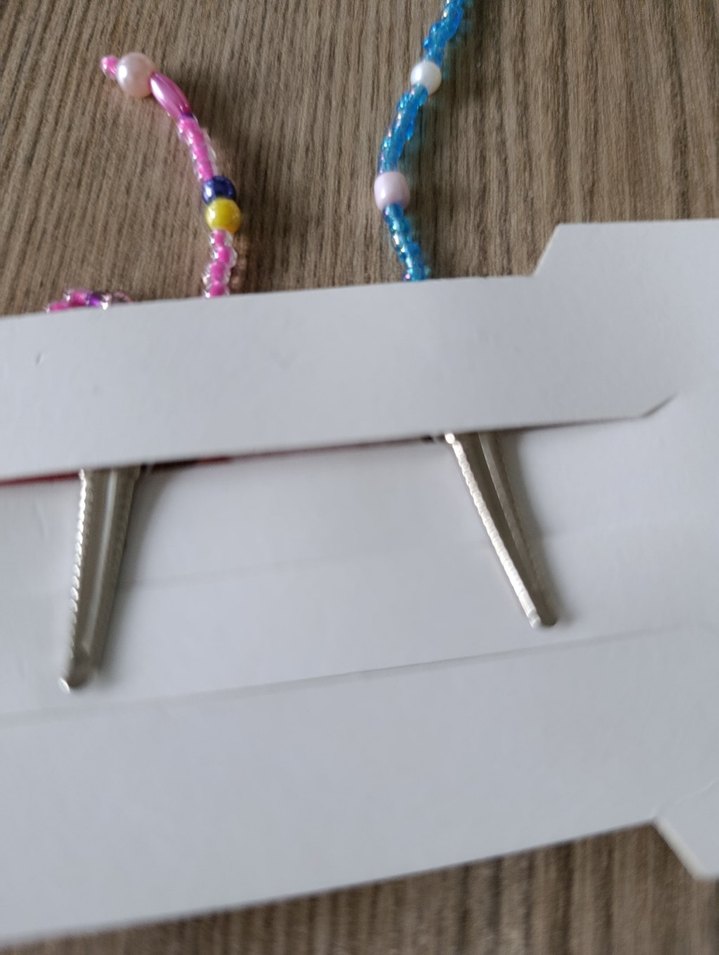 Nakışlı Pastel Renkli Fiyonk Toka Seti - Görsel 2