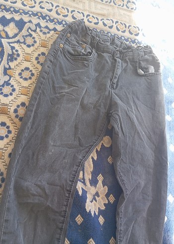 Diğer Gri Düğmeli çocuk Denim Pantolon