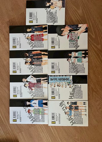 Haikyuu!! Manga Seti 9 Cilt