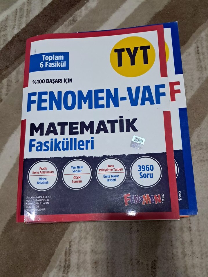 TYT Fenomen Matematik Fasikülleri 6 Fasikül - Test Kitabı - Görsel 2