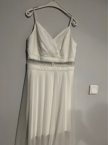 Beyaz nikah elbisesi - Görsel 4