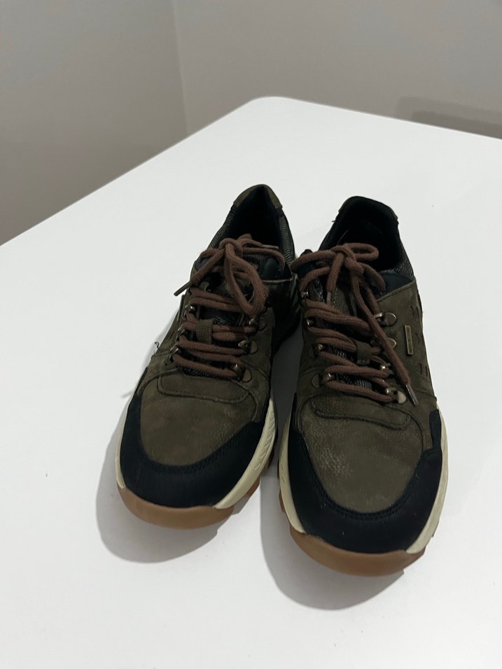 Kahverengi Bağcıklı Erkek Spor Ayakkabı - Görsel 5