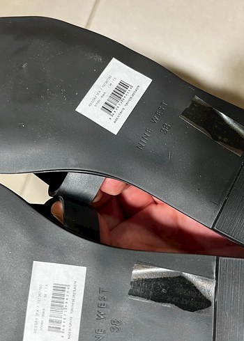 Nine West Siyah Tokalı Kadın Terlik