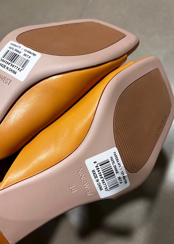Nine West Bej Rugan Topuklu Kadın Terlik