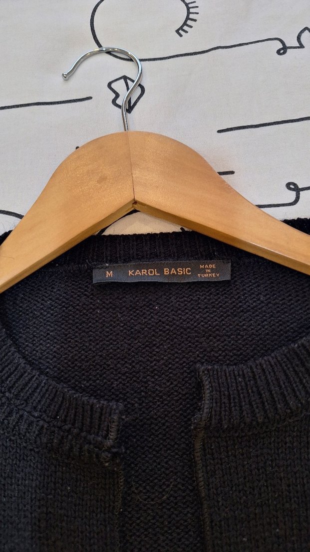 karol siyah hırka - Görsel 2