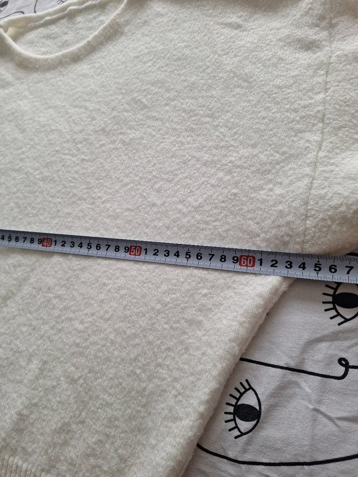 pull&bear Beyaz Kadın Triko Kazak - Görsel 4