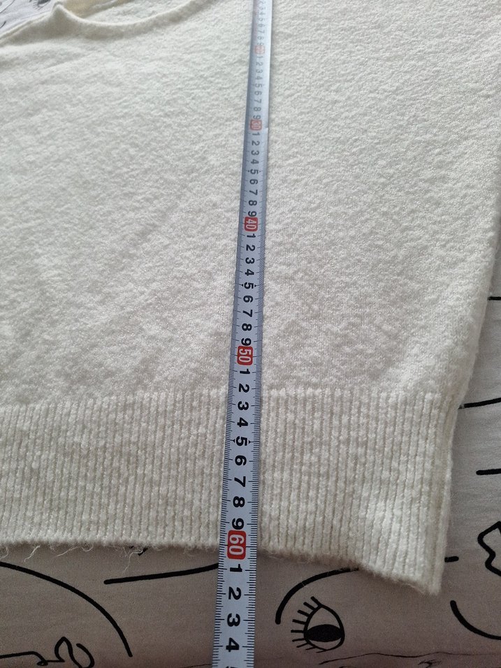 pull&bear Beyaz Kadın Triko Kazak - Görsel 3