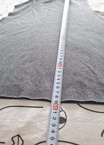 Zara Kadın Gri Boğazlı Triko Kazak - Görsel 4