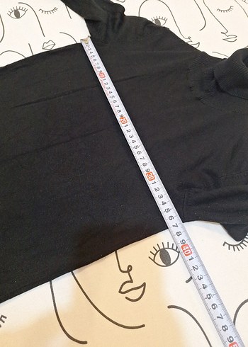 berşhka Siyah Kadın Boğazlı Triko Kazak - Görsel 3