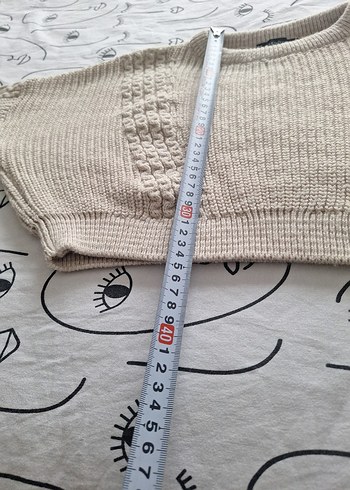 trendyol s beden crop kazak - Görsel 6