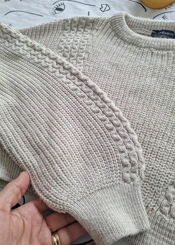 trendyol s beden crop kazak - Görsel 4