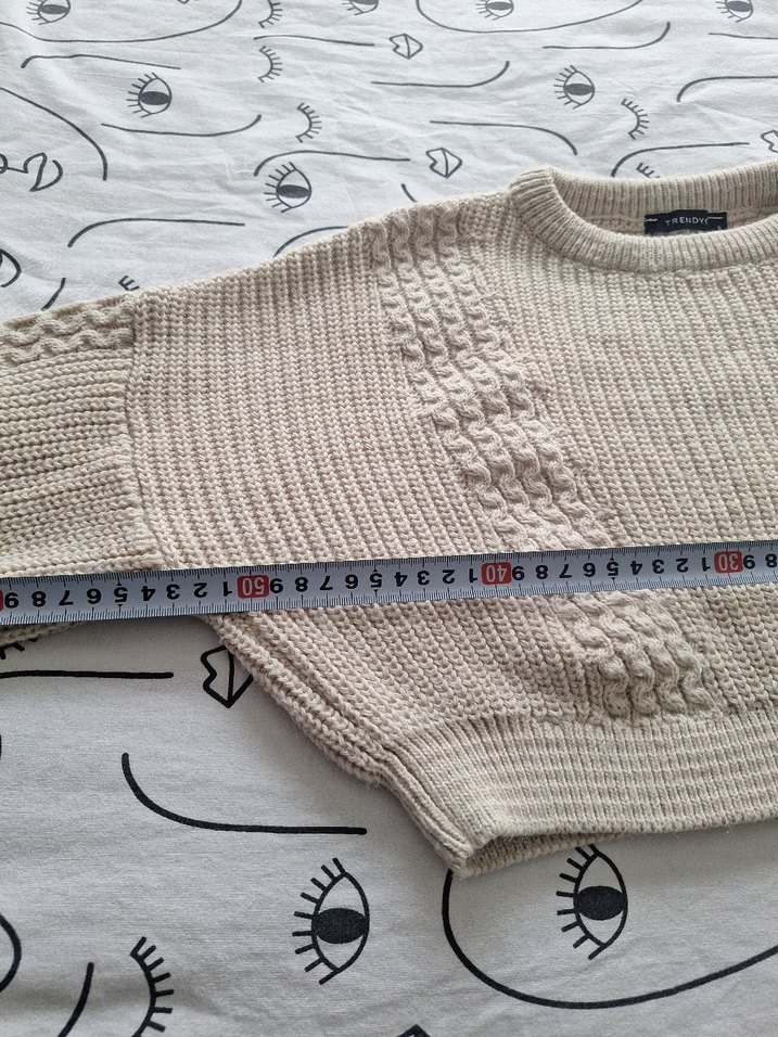 trendyol s beden crop kazak - Görsel 5