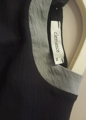 Uzun Kollu Siyah Gri Baskılı Kadın Tunik - Görsel 3