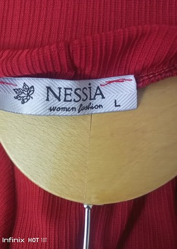 Uzun Kırmızı Kadın üçlü takım - Görsel 4