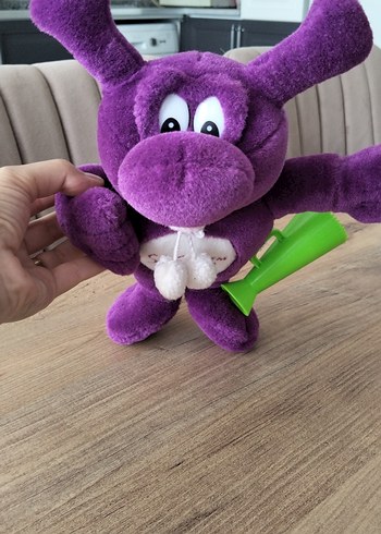 Mor Peluş Oyuncak Sevimli Karakter