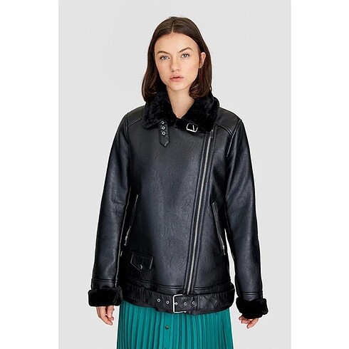 Stradivarius Suni Deri Ceket