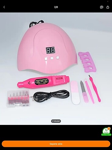 UV LED Tırnak Lambası, Jel Tırnak Kurutucu, USB Tırnak Matkabı, 