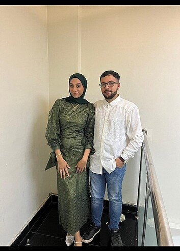 Yeşil Abiye Kolu Bağlama Fiyonklu