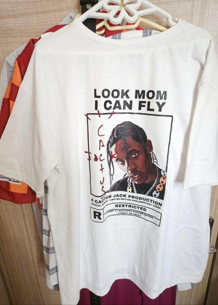 Cactus Jack oversize tişört  - Görsel 2