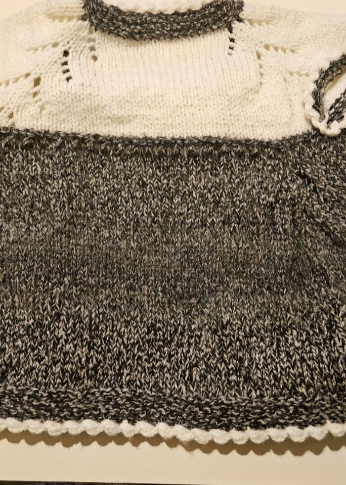 Örme bebek yelek  - Görsel 2