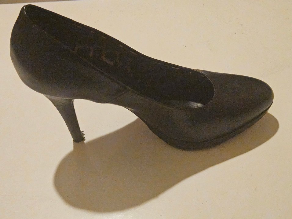 Deichmann Siyah Leopar Desenli Topuklu Kadın Ayakkabı - Görsel 3