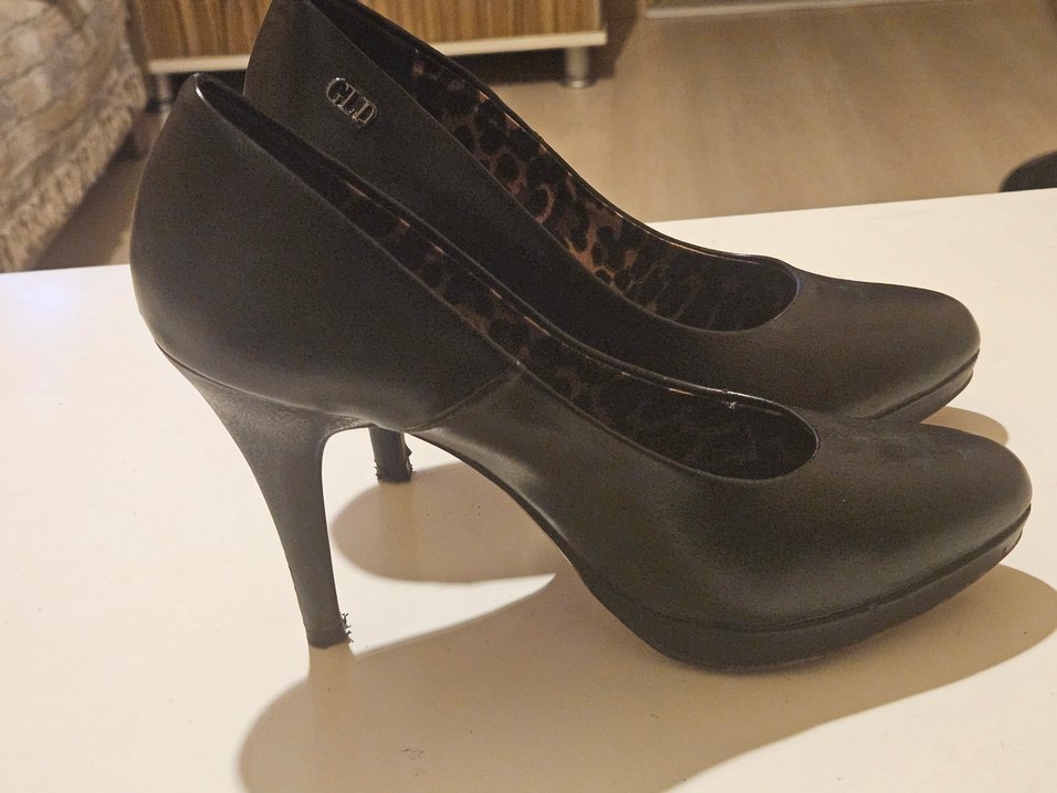 Deichmann Siyah Leopar Desenli Topuklu Kadın Ayakkabı - Görsel 2