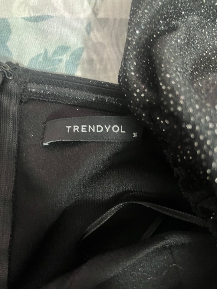 parıltılı mini elbise - Görsel 2