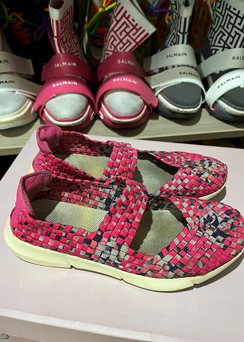 Elastik Bantlı Renkli Kadın Spor Ayakkabı - Görsel 2