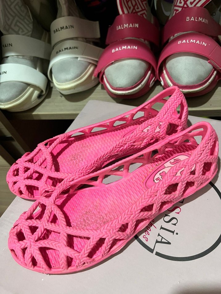 Pembe lastik babet - Görsel 3