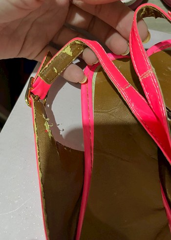 neon pembe sandaletlerim - Görsel 6