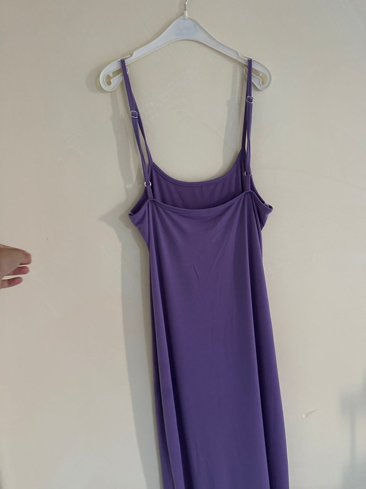 Mor Askılı Hamile ve Emzirme Gecelik - Görsel 4