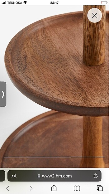 H&M Home Hm home 2 karlı kek standı