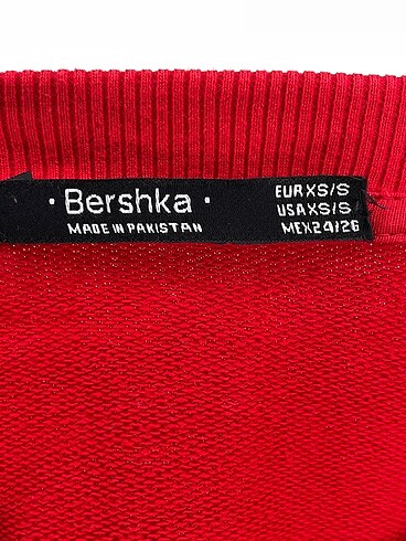 universal Beden kırmızı Renk Bershka Sweatshirt %70 İndirimli.