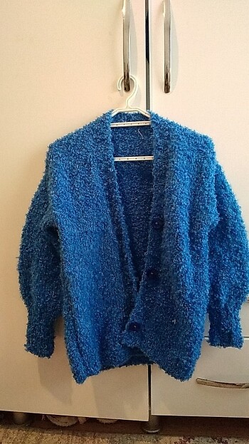 xs Beden El örgüsü peluş hırka