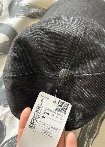 Defacto Kemer Detaylı Siyah Denim Kadın Şapka