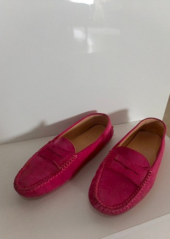 Elle Pembe Süet Loafer