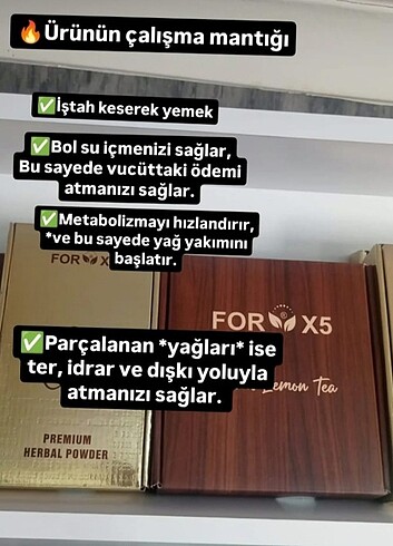 Forx5 3'lü zayıflama seti