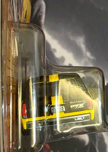 Parlak Sarı Datsun 510 Wagon Oyuncak Araba - Görsel 3