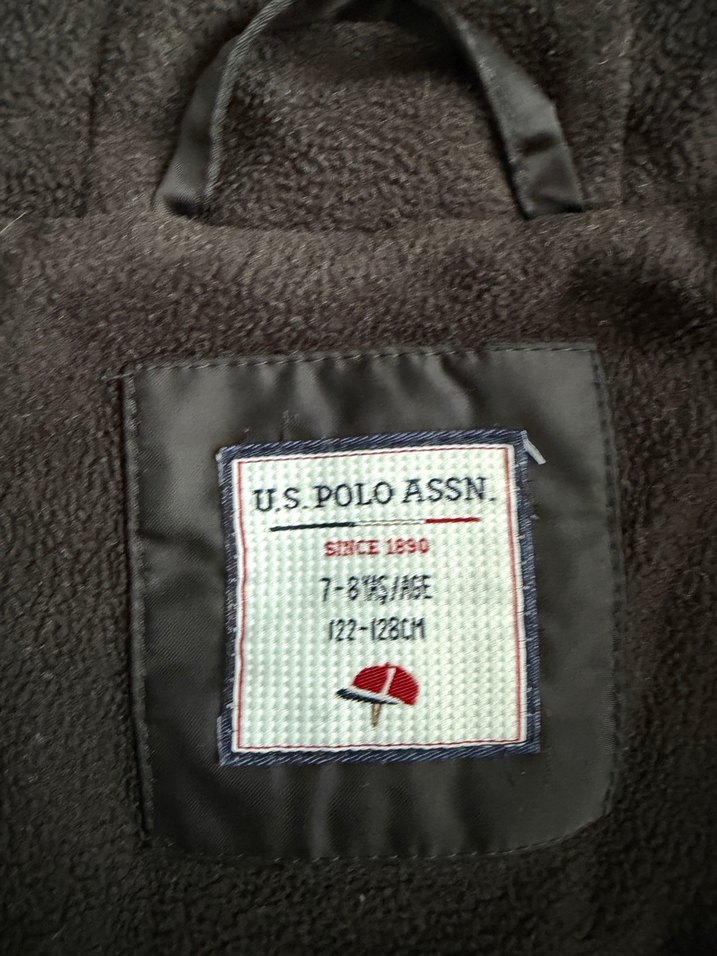 USPA marka. Siyah Kapüşonlu Kız Çocuk Kışlık Mont - Görsel 2