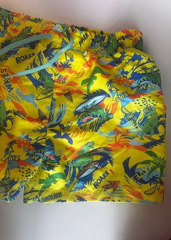 Sarı Renkli Baskılı Erkek Çocuk Mayo - Görsel 3