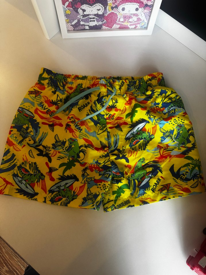 Sarı Renkli Baskılı Erkek Çocuk Mayo - Görsel 2