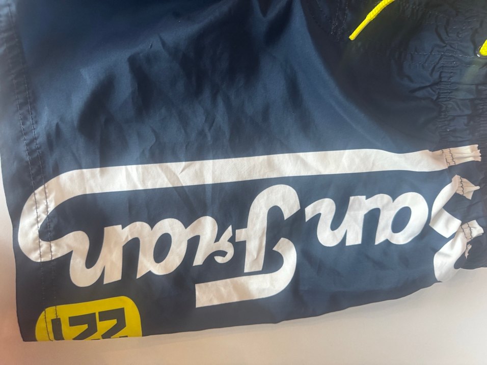 Lacivert Baskılı Spor Erkek Şort - Görsel 4