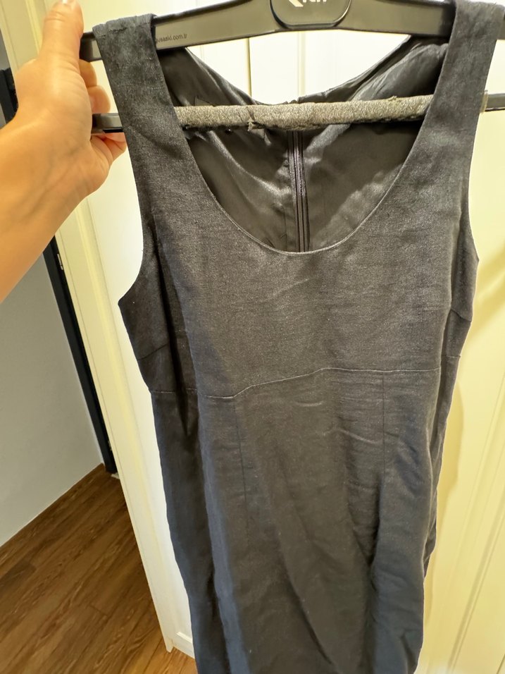 Siyah Midi Kadın Elbise - Görsel 3