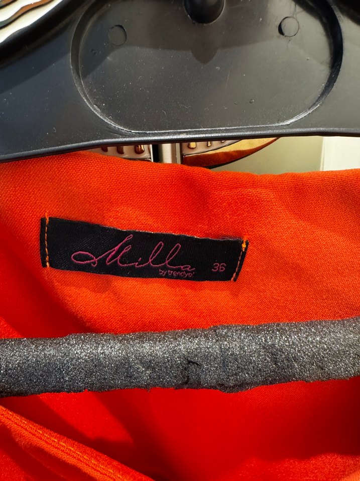 Volanlı Çok Renkli Mini elbise - Görsel 4