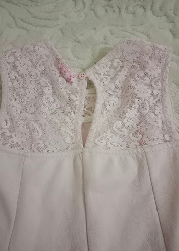 Kolsuz pudra pembesi Kız Elbisesi - Görsel 2