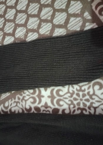 Kız Çocuk Kahverengi İnce Triko Kazak - Görsel 3