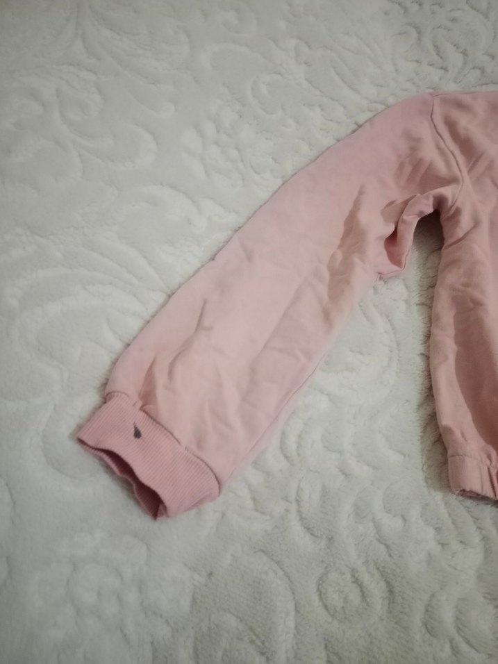 Kız Çocuk Çok Renkli Pamuklu Sweatshirt - Görsel 4