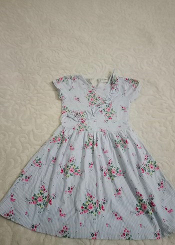 Çiçek Desenli Kız Elbisesi - Görsel 2