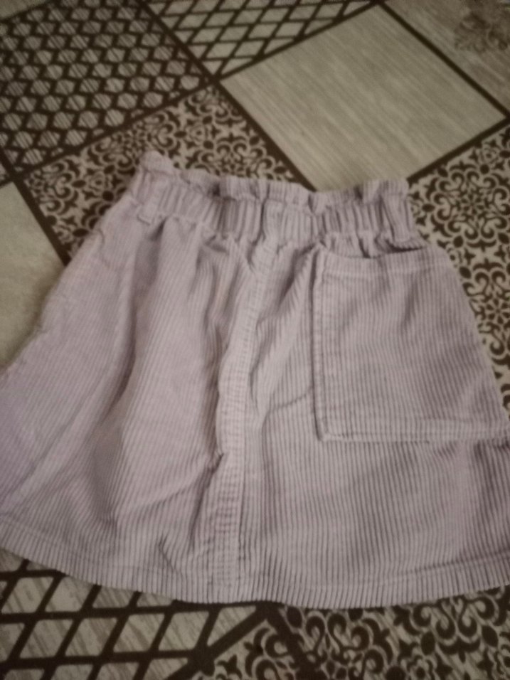 kız çocuk kadife mini etek - Görsel 2