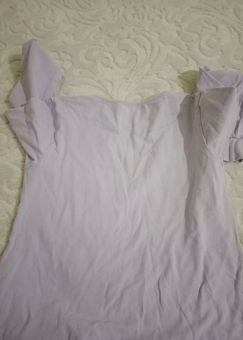 Mor Baskılı Uzun Kollu Kız Tişörtü - Görsel 3